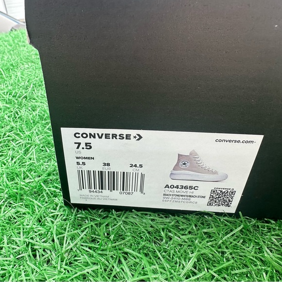 Converse Chuck Taylor All Star Move Hi Beach Stone - Picture 10 of 14